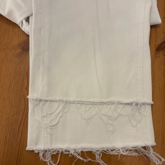 Kut From The Kloth Kelsey Fab Ab Ankle Flare High Rise Raw Hem Jeans Size 0 - Picture 10 of 10